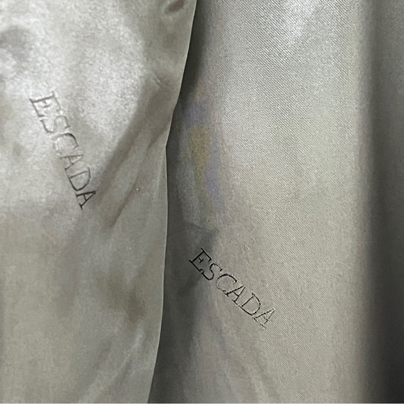 Vintage Escada Margaretha Ley black velvet jacket double breasted L 40 80s 90s - Picture 6 of 8